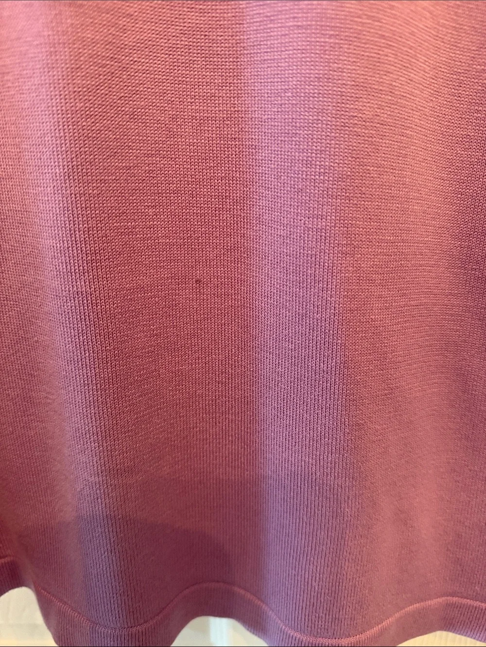 Chico's Lavender Cowl-Neck Short Sleeve Sweater